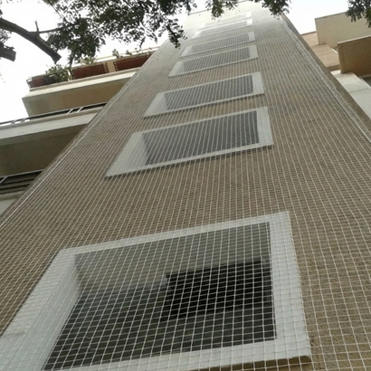Duct area safety nets installation in Vijayawada