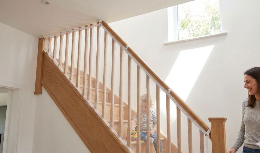 Stairwell Safety Nets Installation in Vijayawada