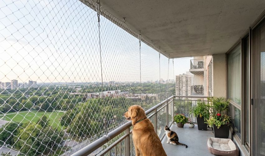 Pet Safety Net Installation Process in Vijayawada