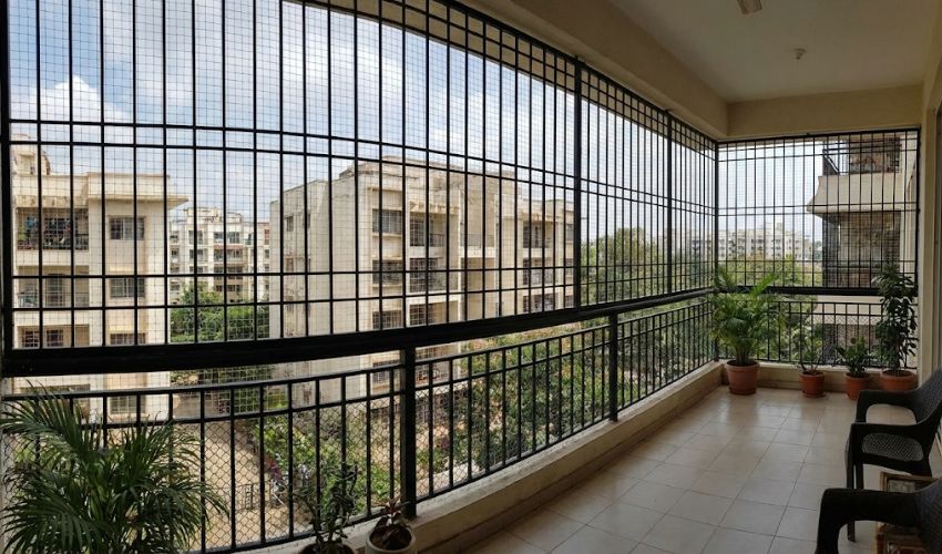 Transparent Balcony Grill in Vijayawada