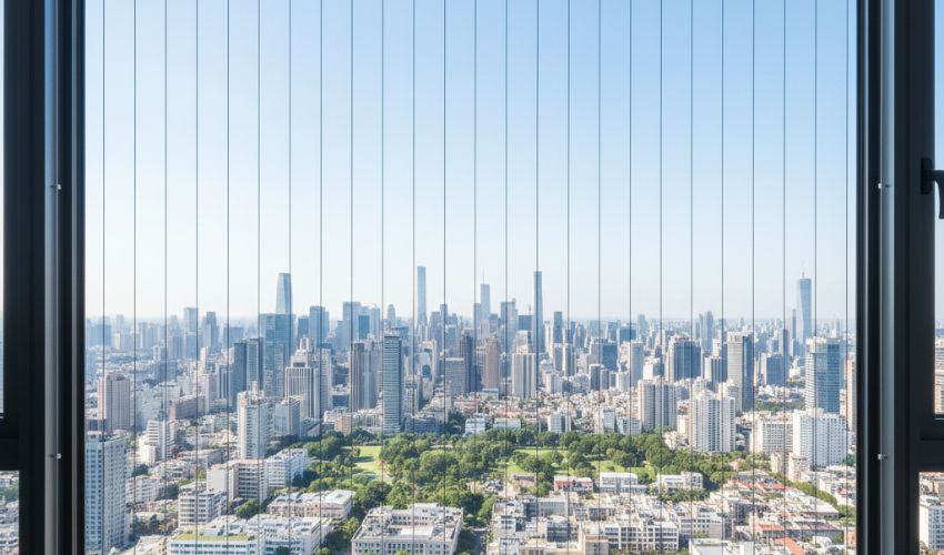 Window Invisible Grill Installation in Vijayawada