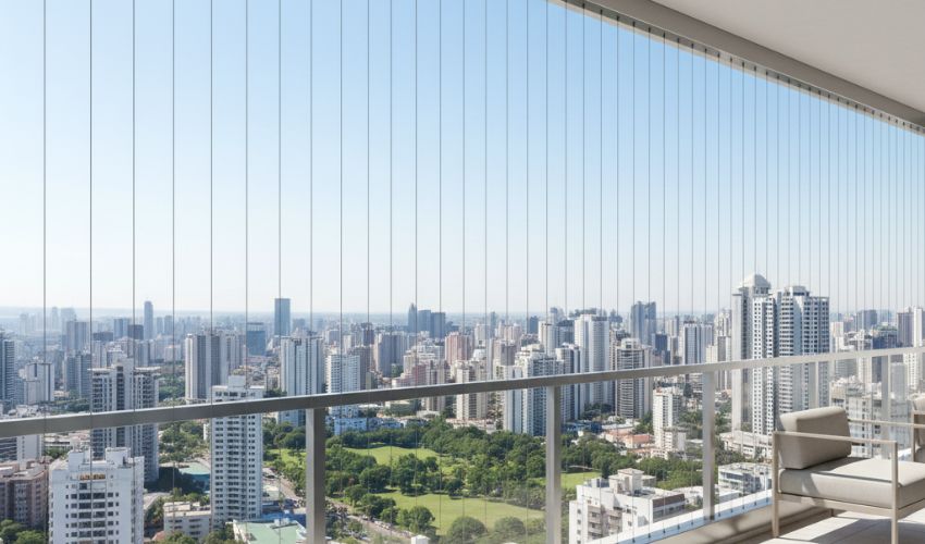 Aluminum Channel Invisible Grill Installation in Vijayawada