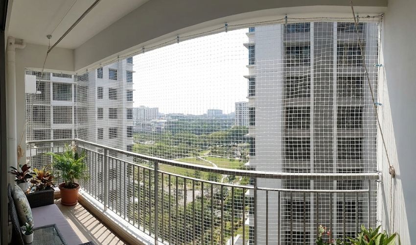 Grill Balcony Net Installation Process in Vijayawada