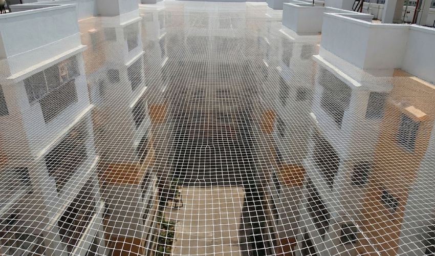 Large Terrace Safety Nets Installation in Vijayawada